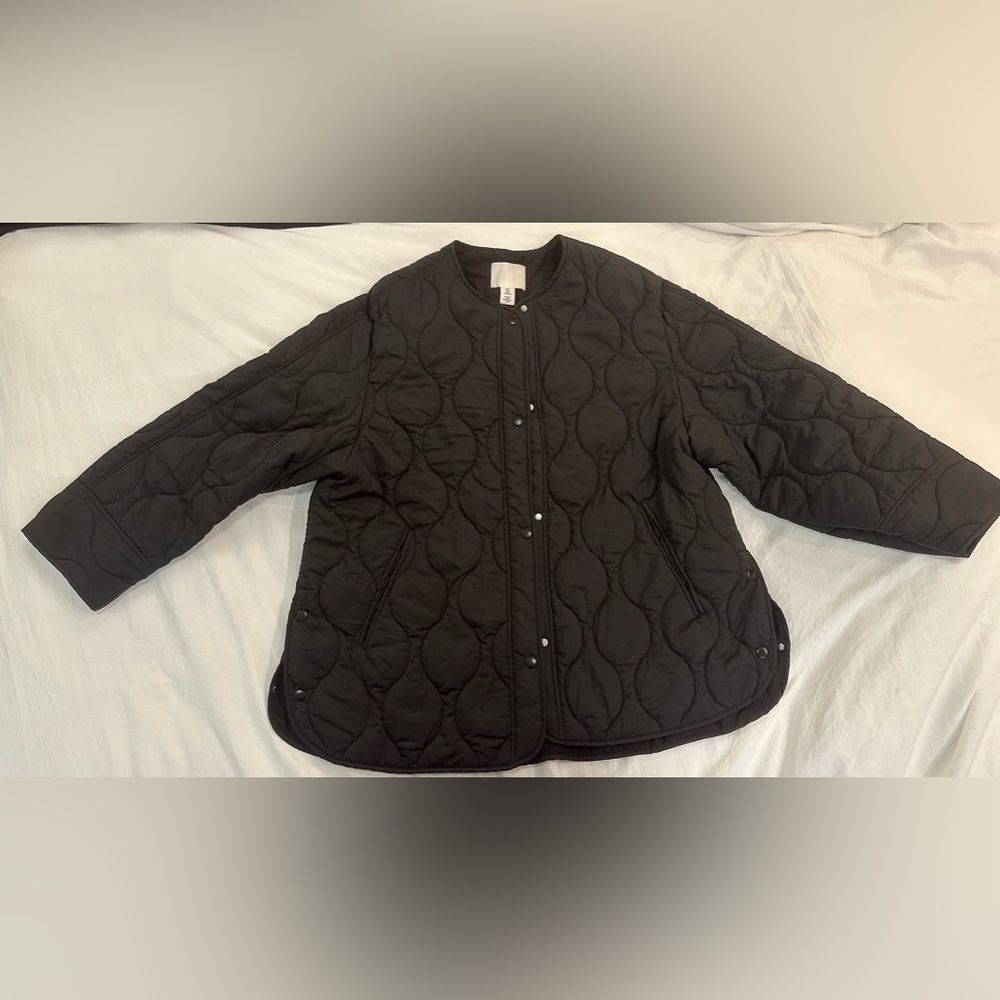 H&M Driving Coat Size Medium - Runs large
